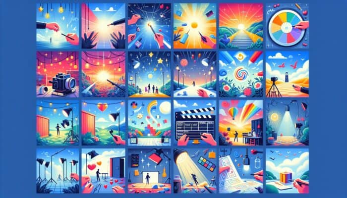 A vibrant Instagram story sequence depicting a personal journey with behind-the-scenes moments and emotional twists to engage viewers.